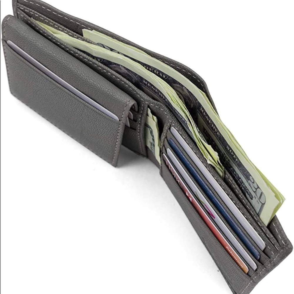 New W Tags Timberland Wallet 6 Card Slot 2 Bill Pockets ID Slot w/ RFID Security - Picture 3 of 3